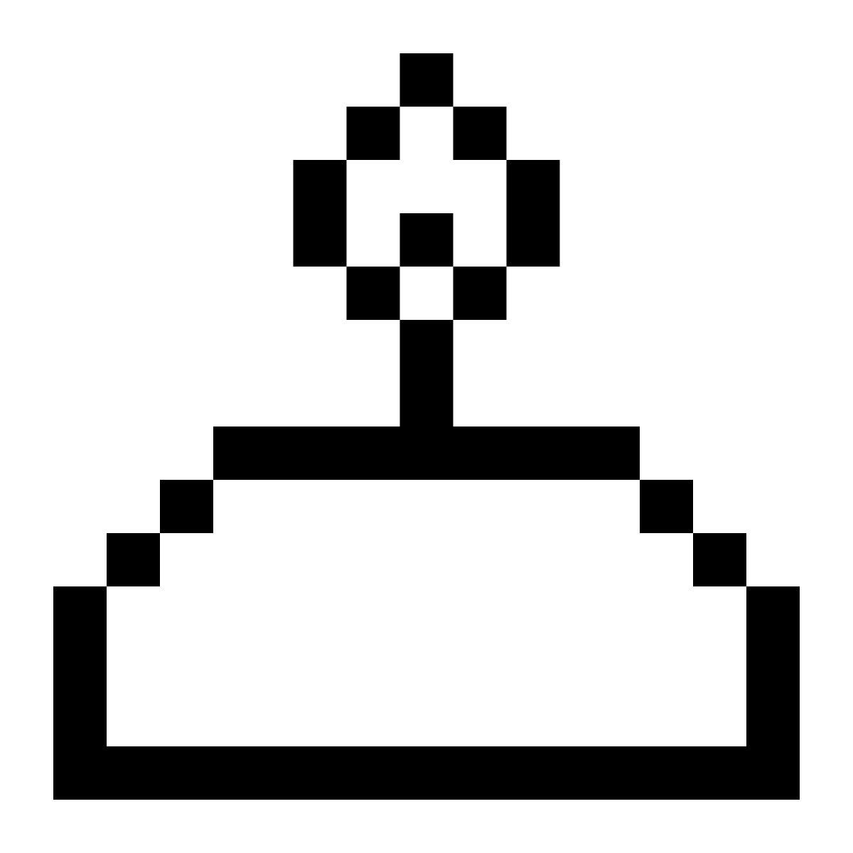pixels style vela de spa icon