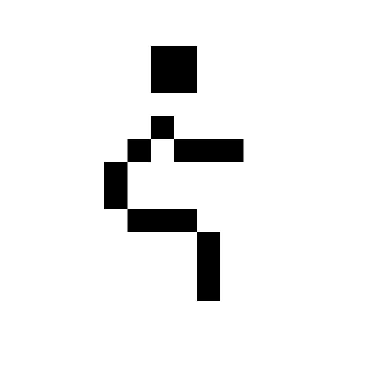 pixels style squat icon