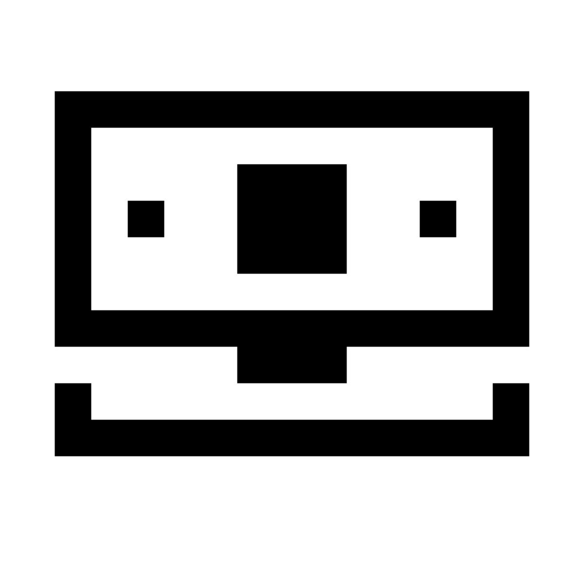 pixels style stapel geld icon