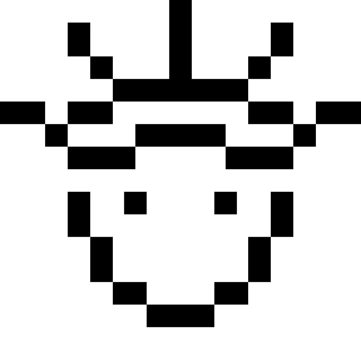 pixels style statue de la liberté icon