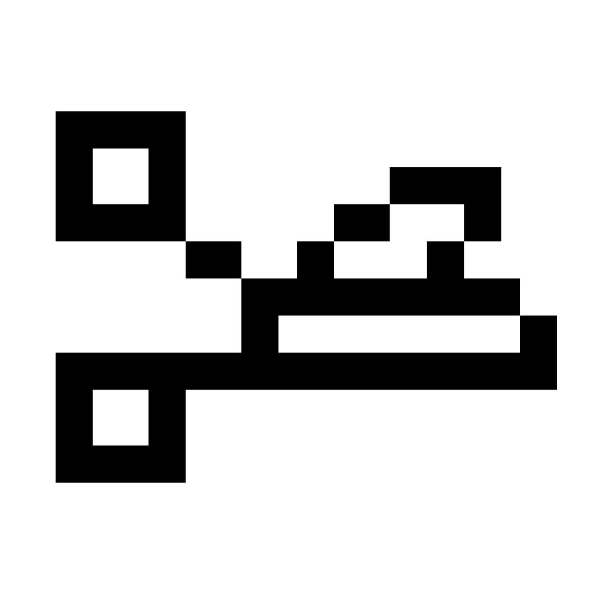 pixels style tijeras quirúrgicas icon