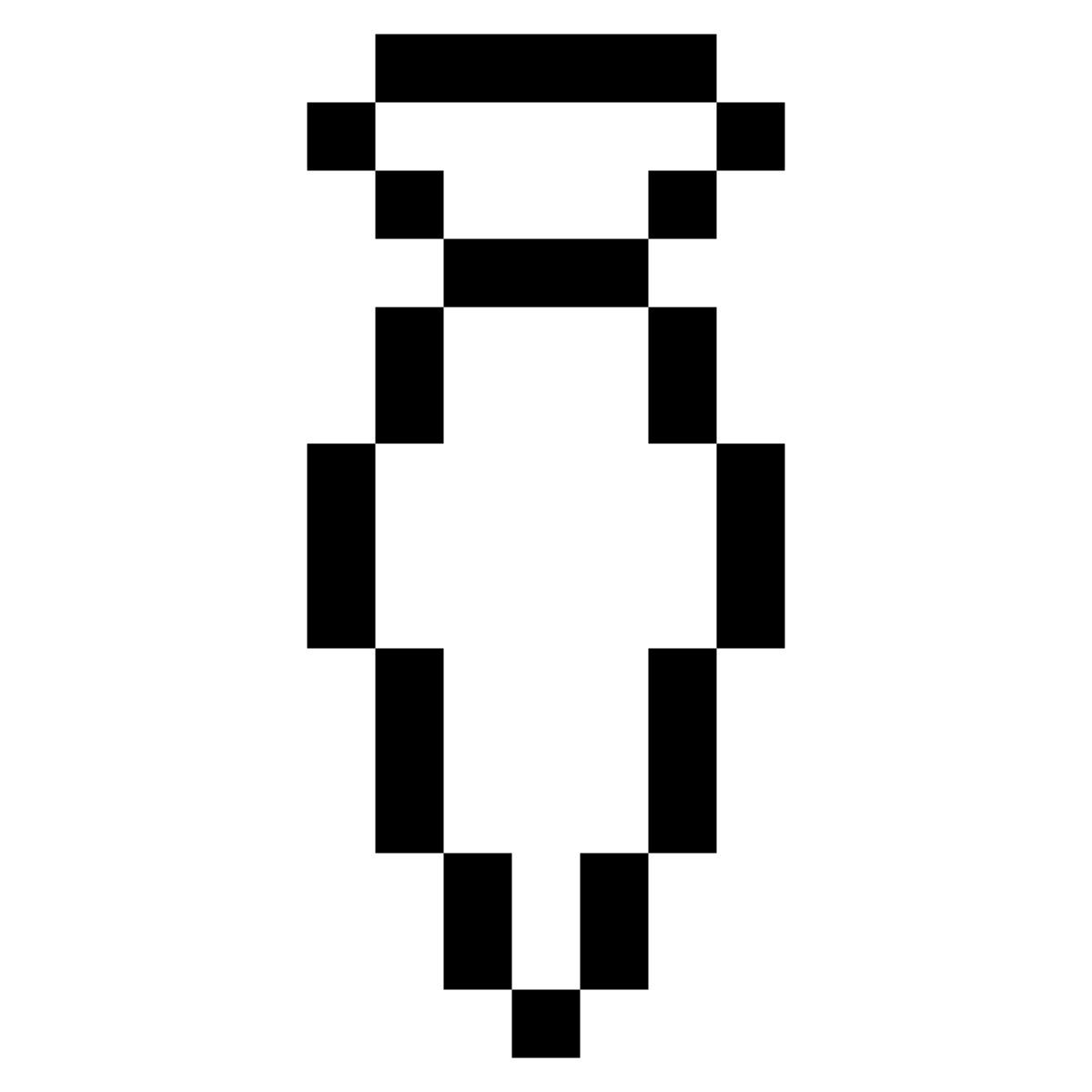 pixels style cravate icon