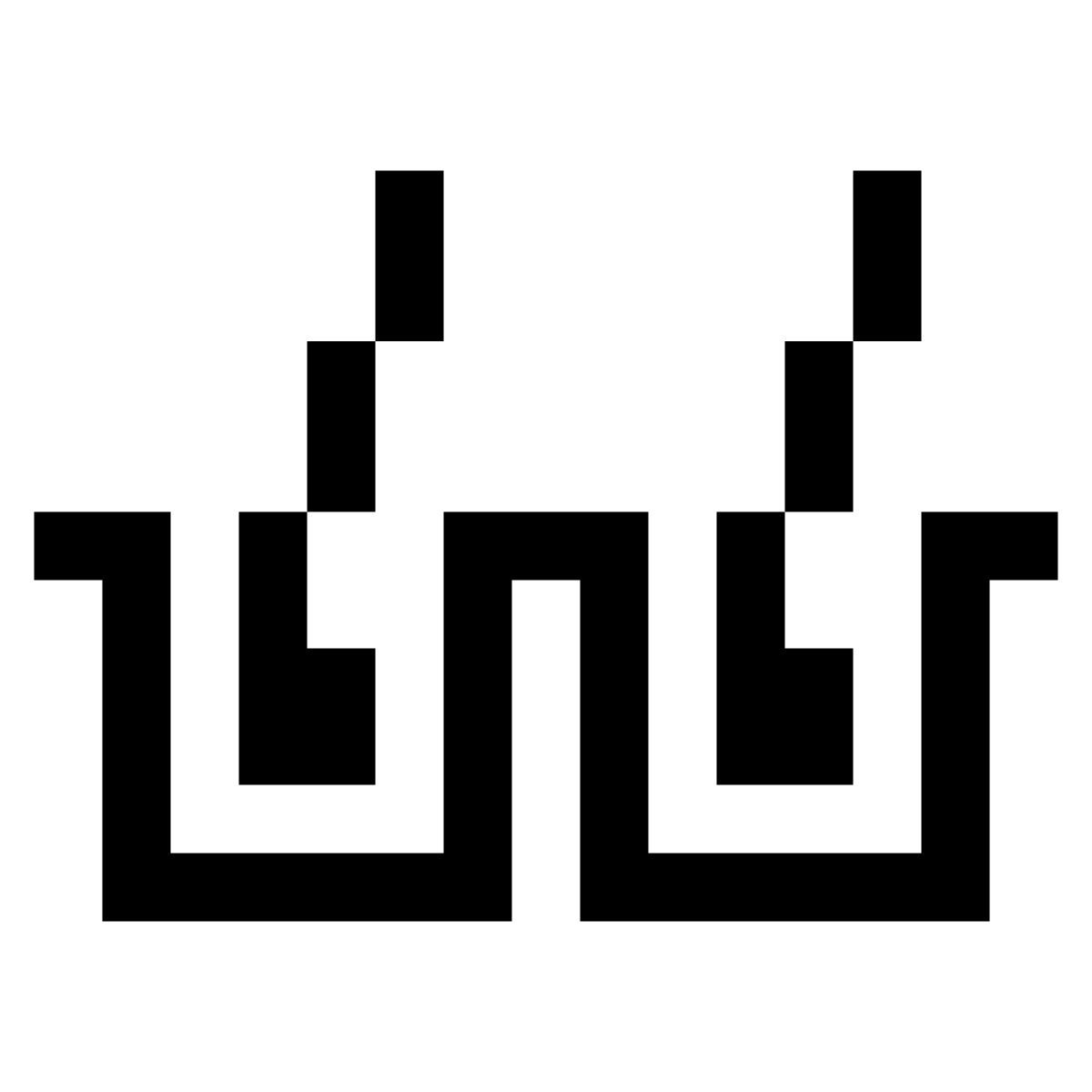 pixels style dois cabelos icon