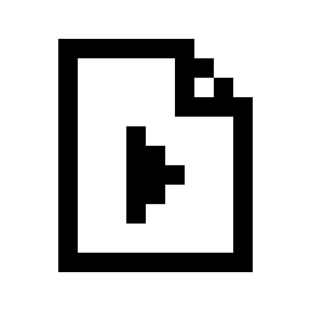 pixels style 视频文件 icon