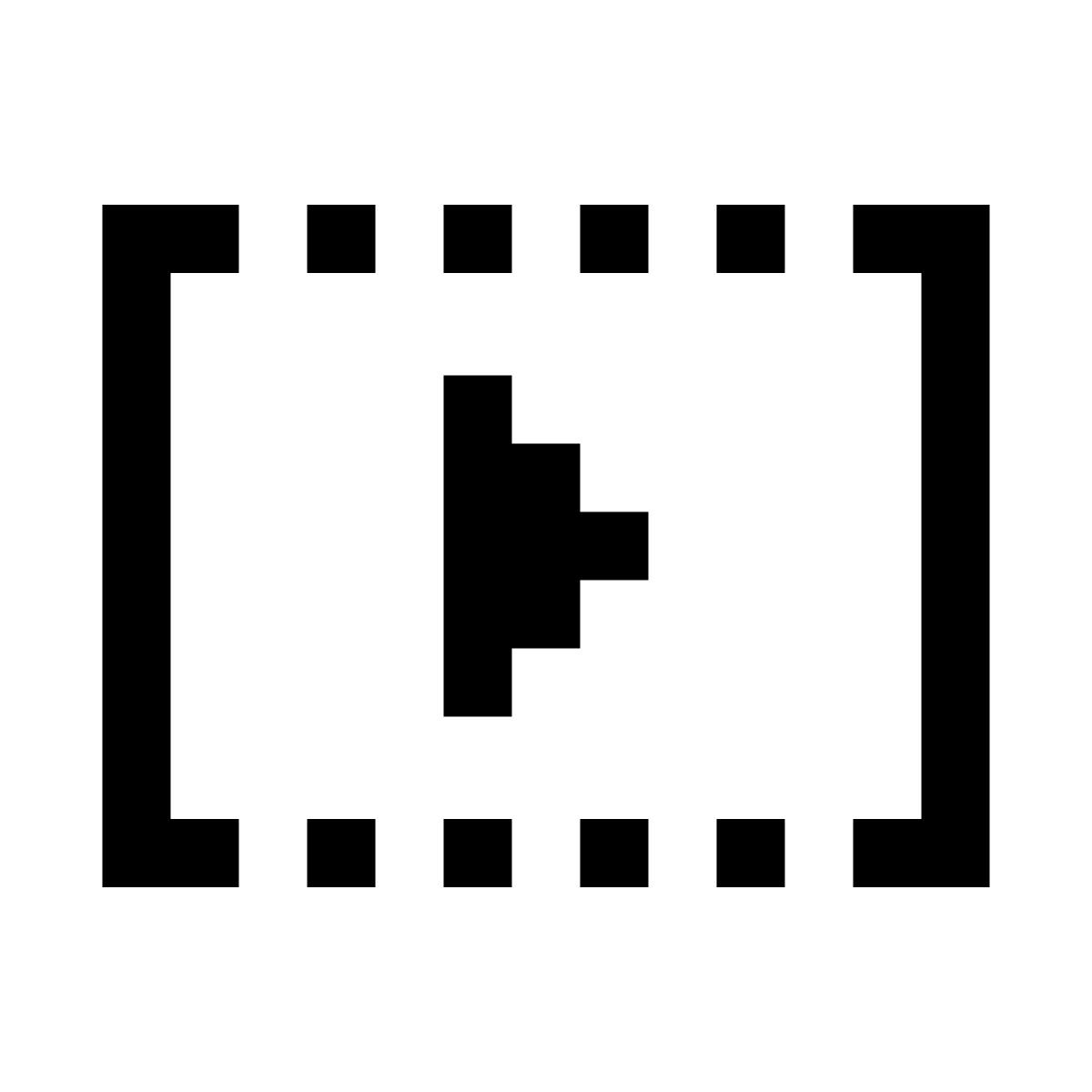 pixels style 비디오 icon