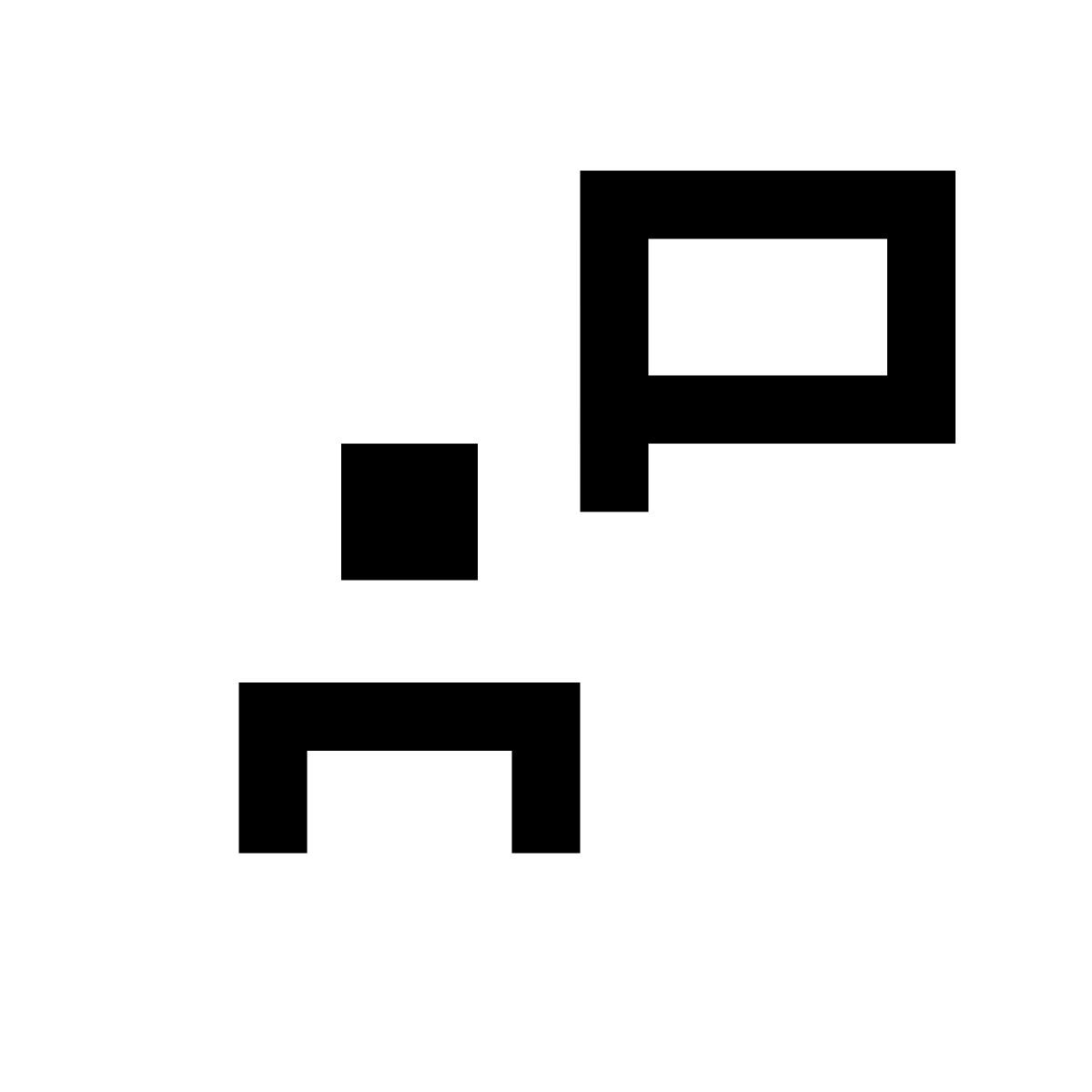 pixels style voice recognition icon