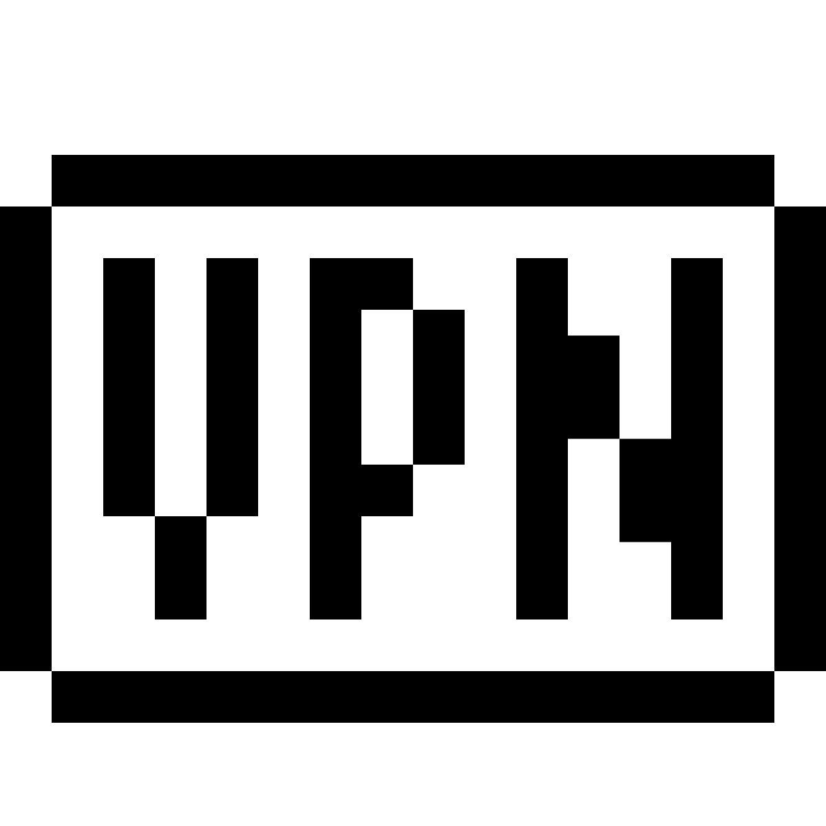 pixels style vpn status bar icon icon