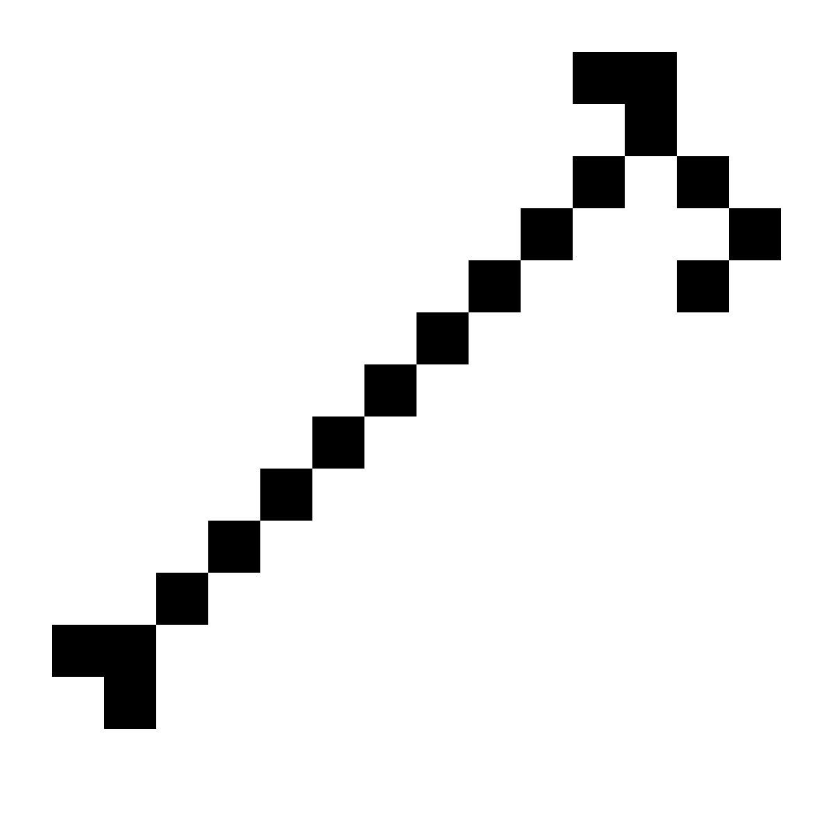 pixels style bastón icon