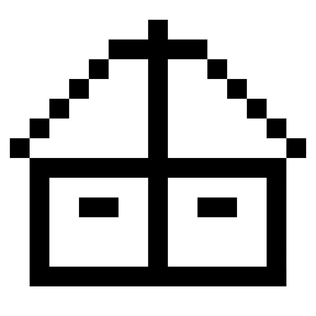 pixels style entrepôt icon