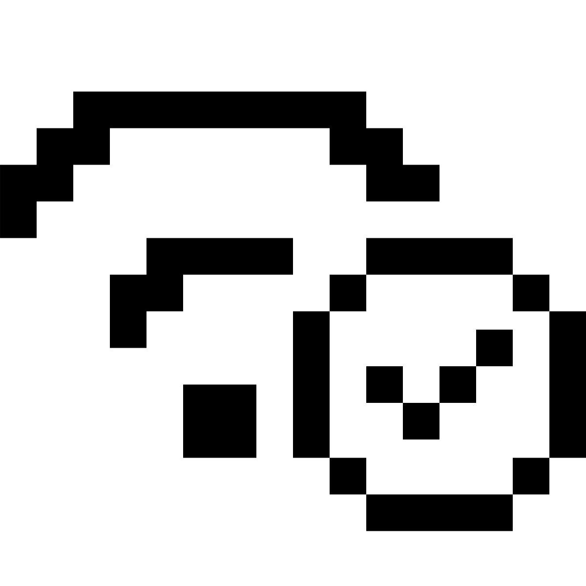 pixels style wi fi connected icon