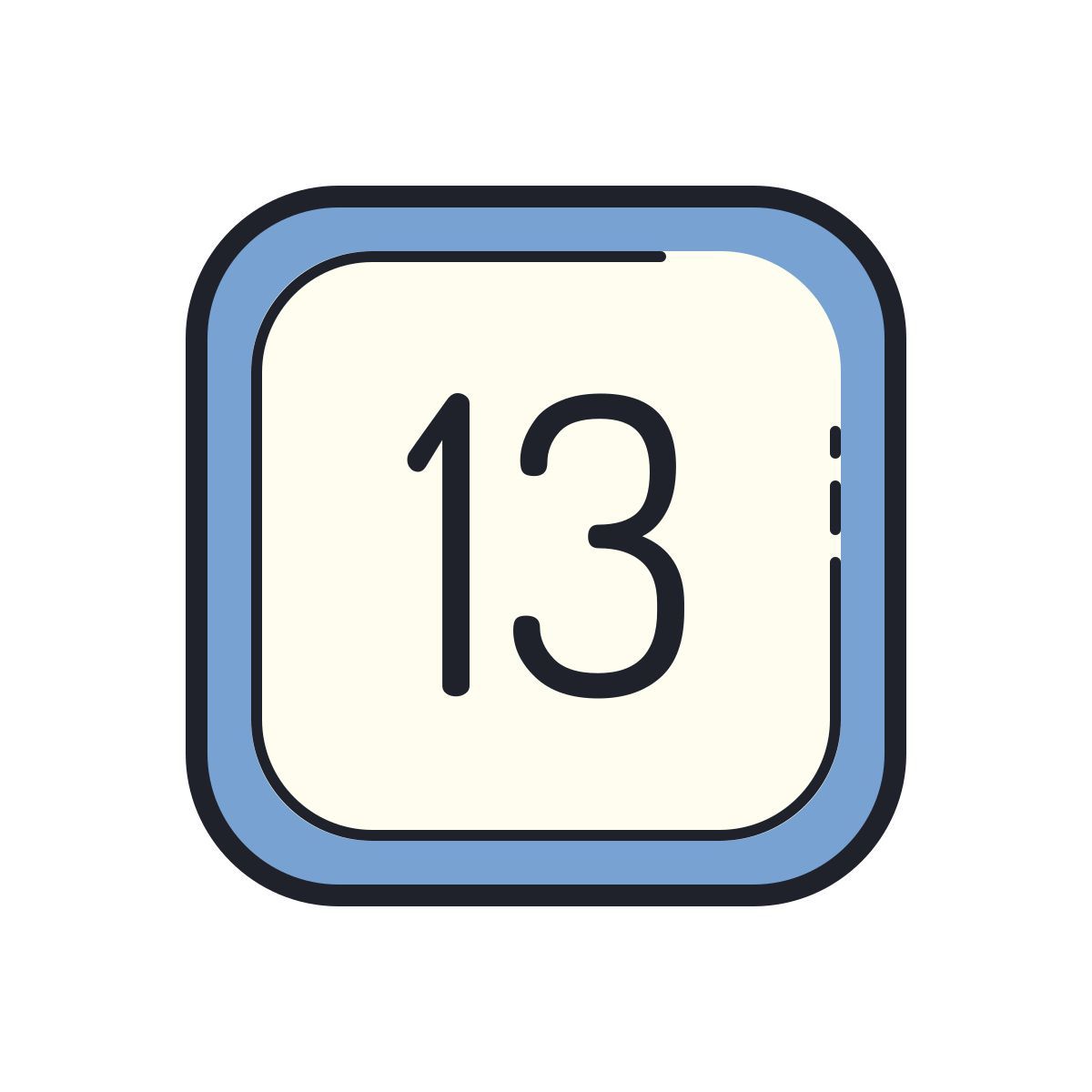 color hand drawn style 13 icon