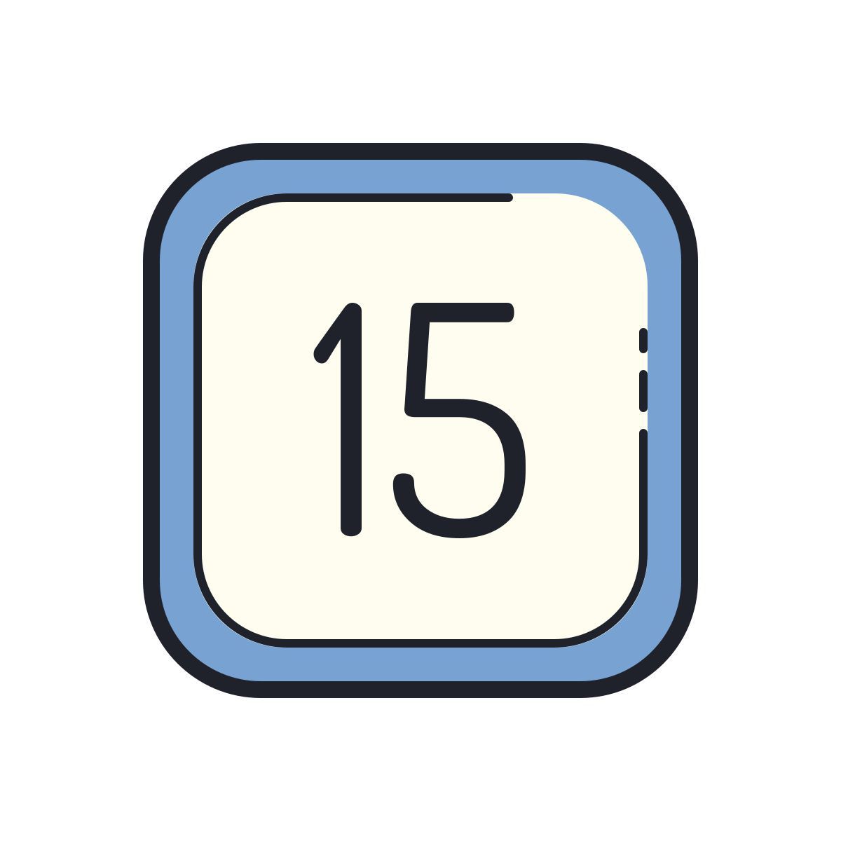 color hand drawn style 15 icon