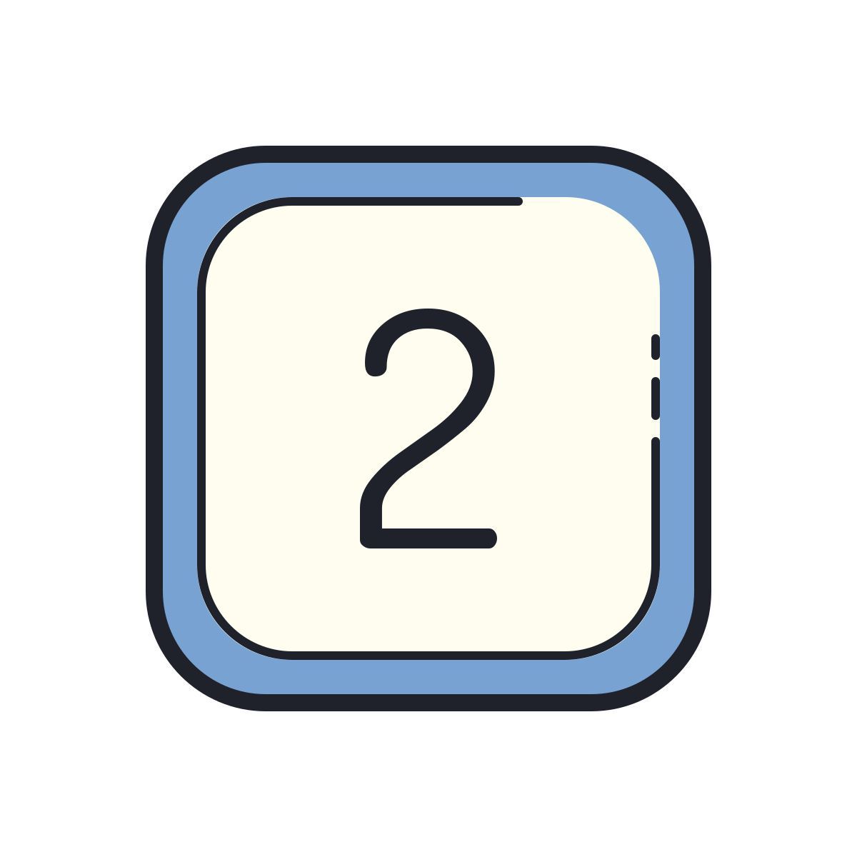 color hand drawn style 2 icon