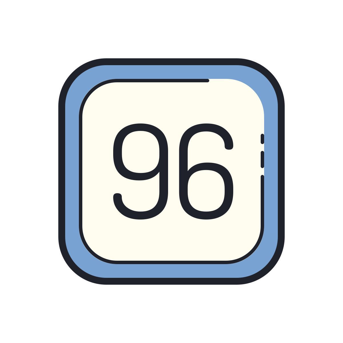 color hand drawn style 96 icon