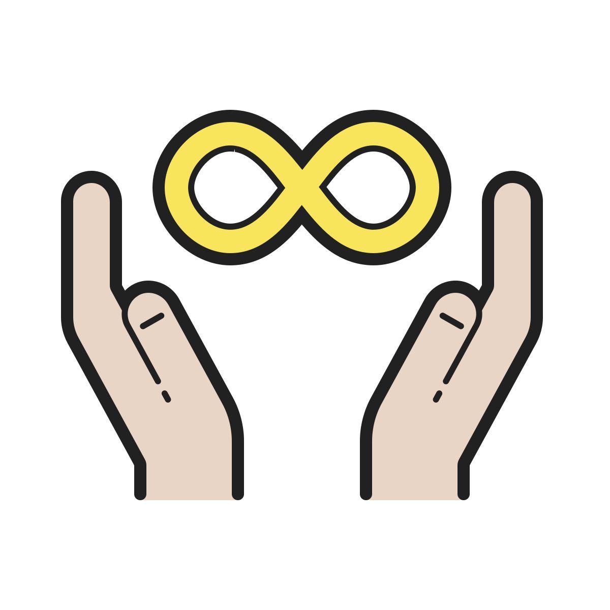 color hand drawn style todos icon