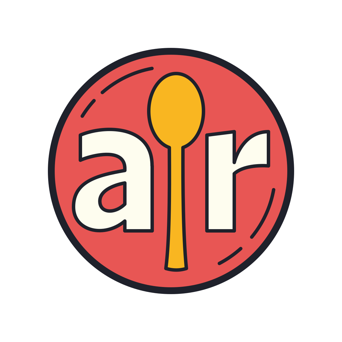 color hand drawn style allrecipes  v2 icon