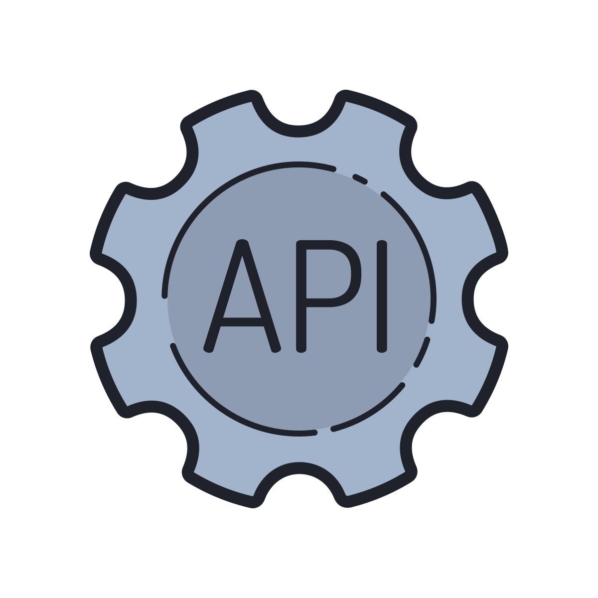 color hand drawn style paramètres de l'api icon