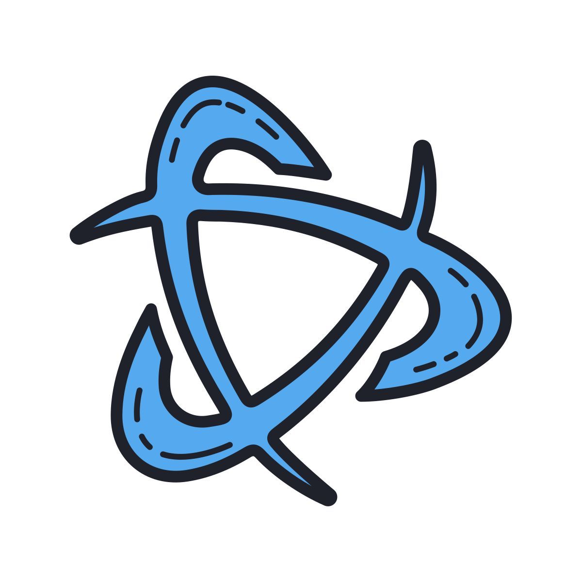 icône battle net color hand drawn style