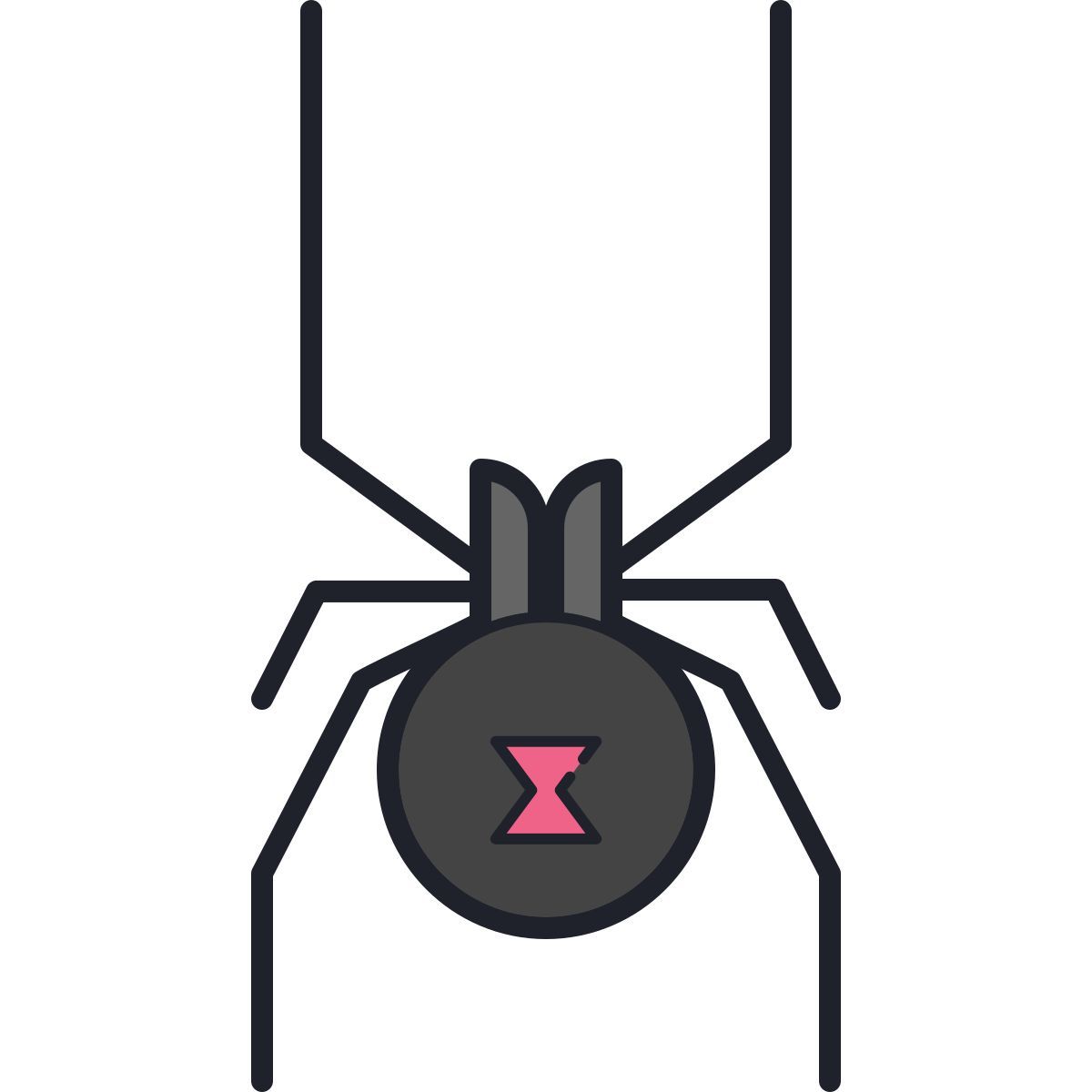 color hand drawn style rapinatore icon