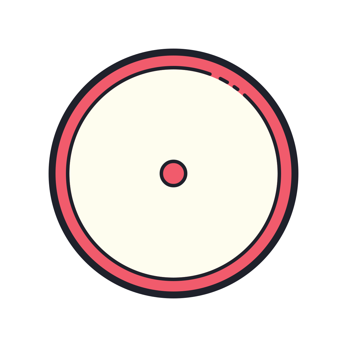 color hand drawn style box important  v2 icon
