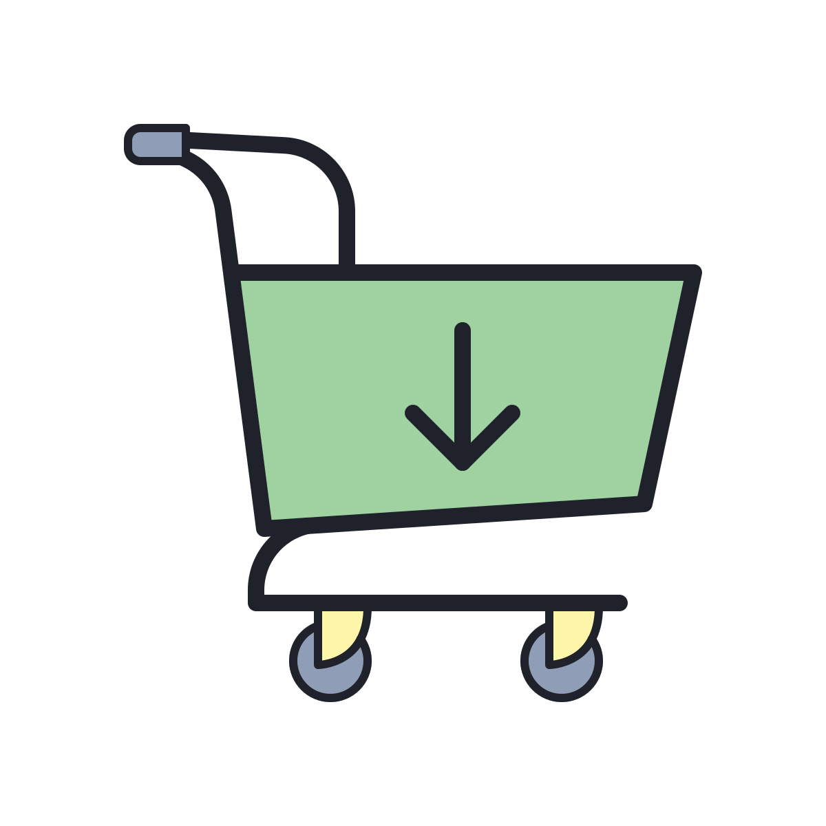 color hand drawn style buy  v2 icon
