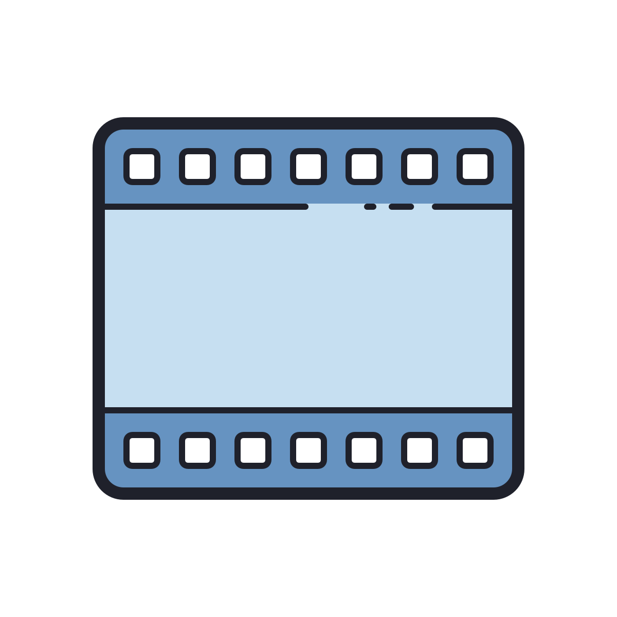 color hand drawn style cinema  icon