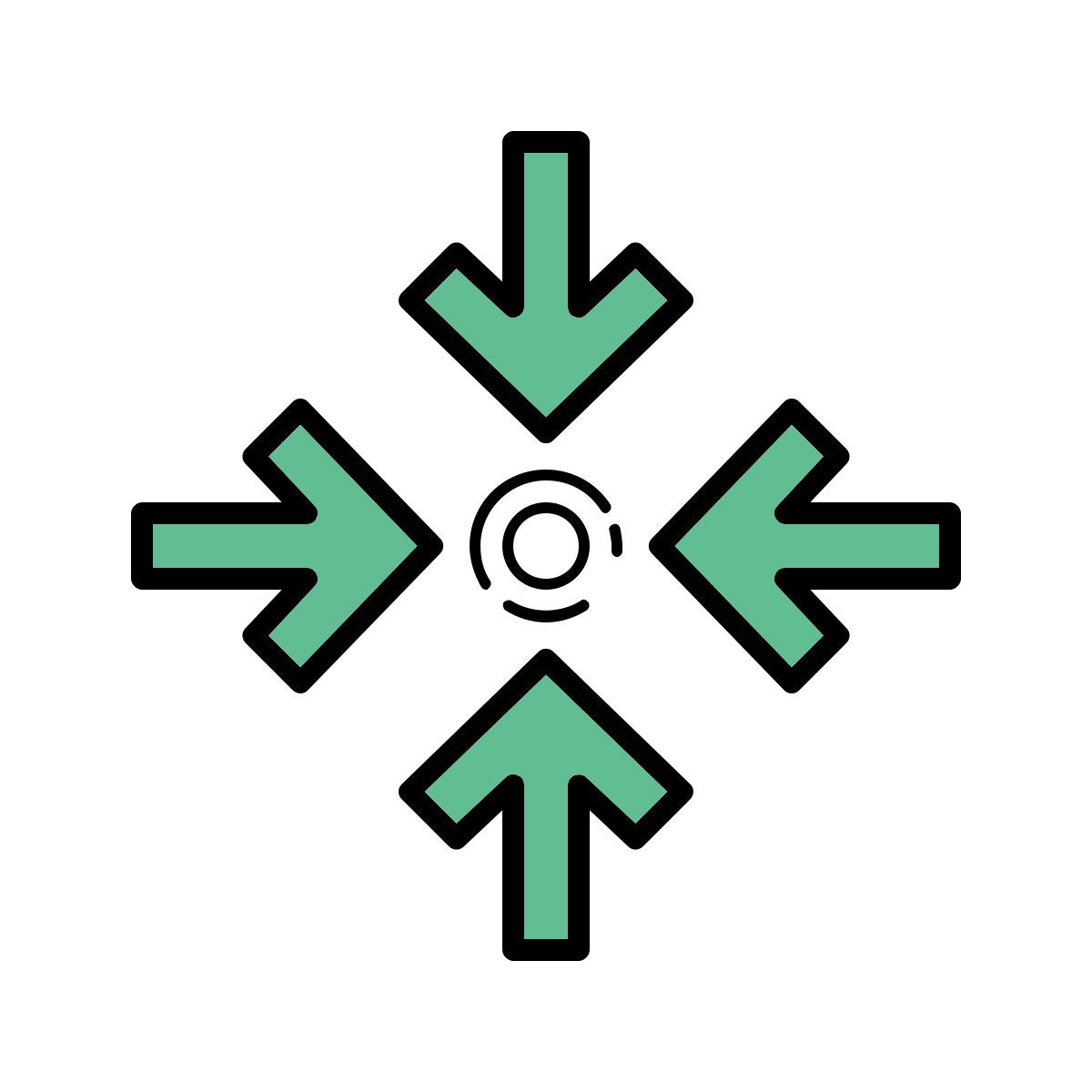 color hand drawn style 수집 icon