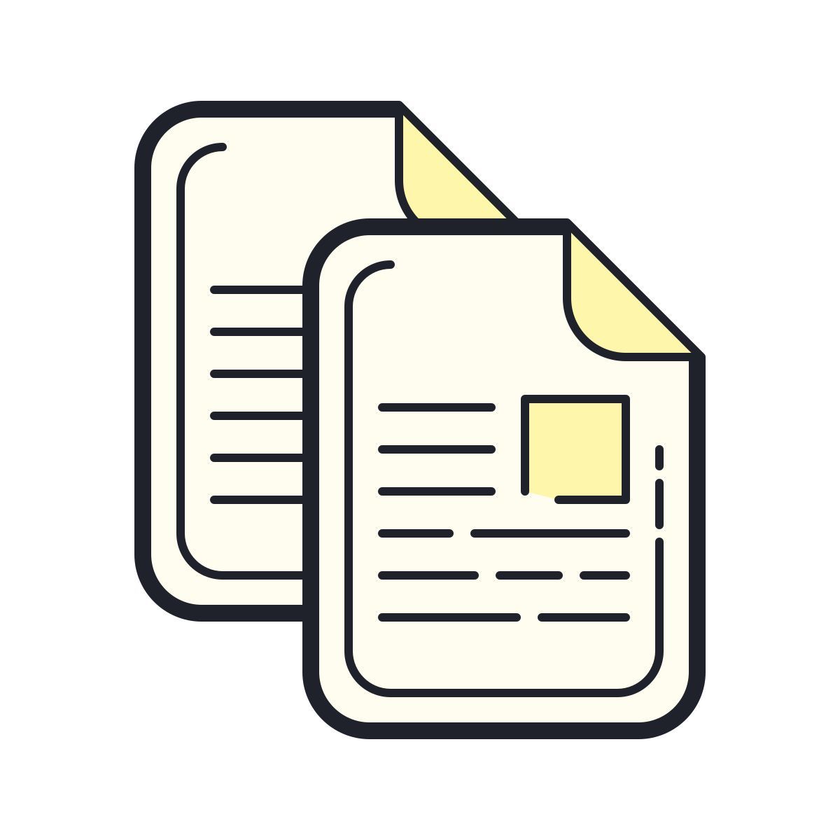 color hand drawn style kopieren icon