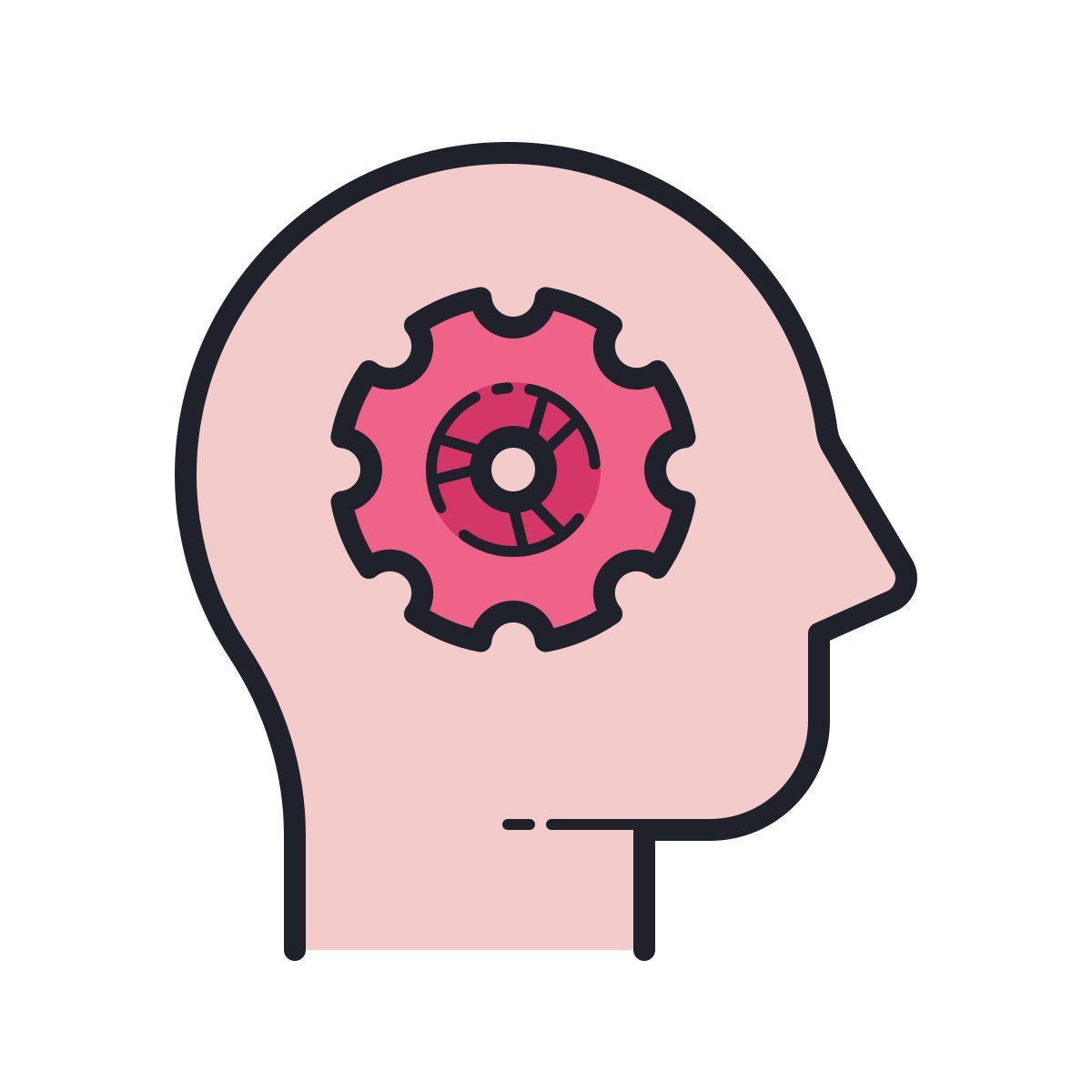 color hand drawn style 경험에 대한 icon