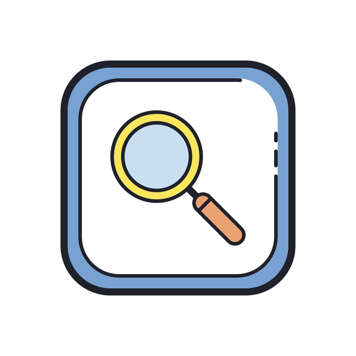 color hand drawn style 谷歌网页搜索 icon