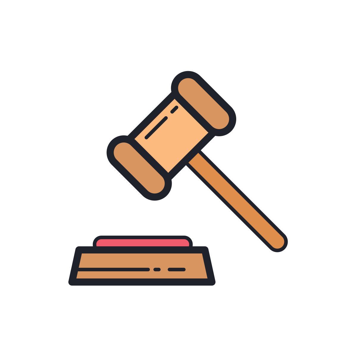 color hand drawn style 法 icon