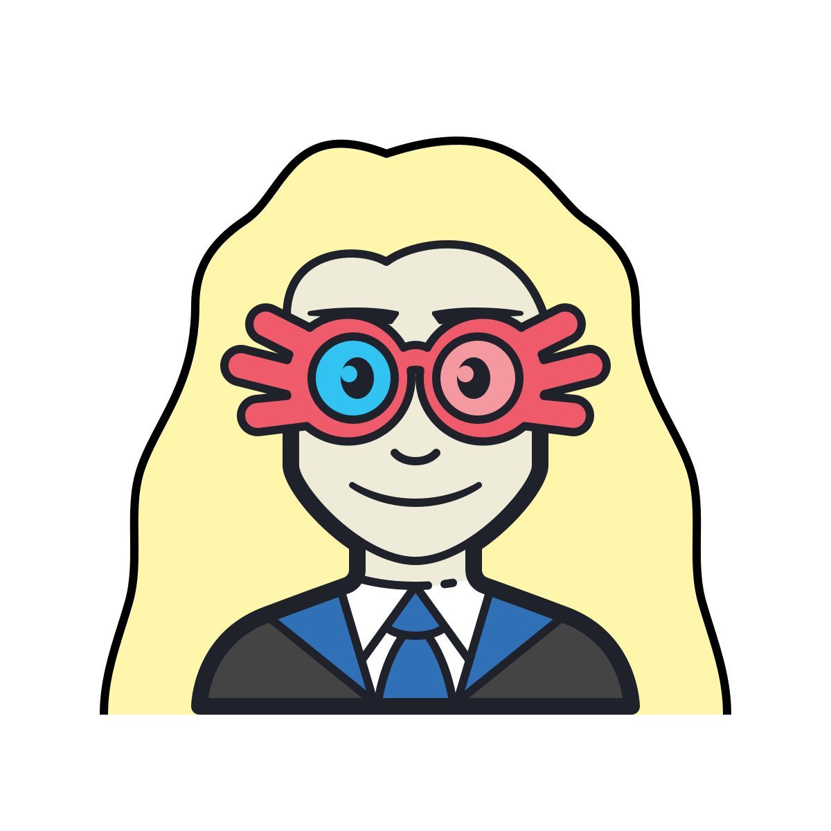 color hand drawn style luna lovegood icon