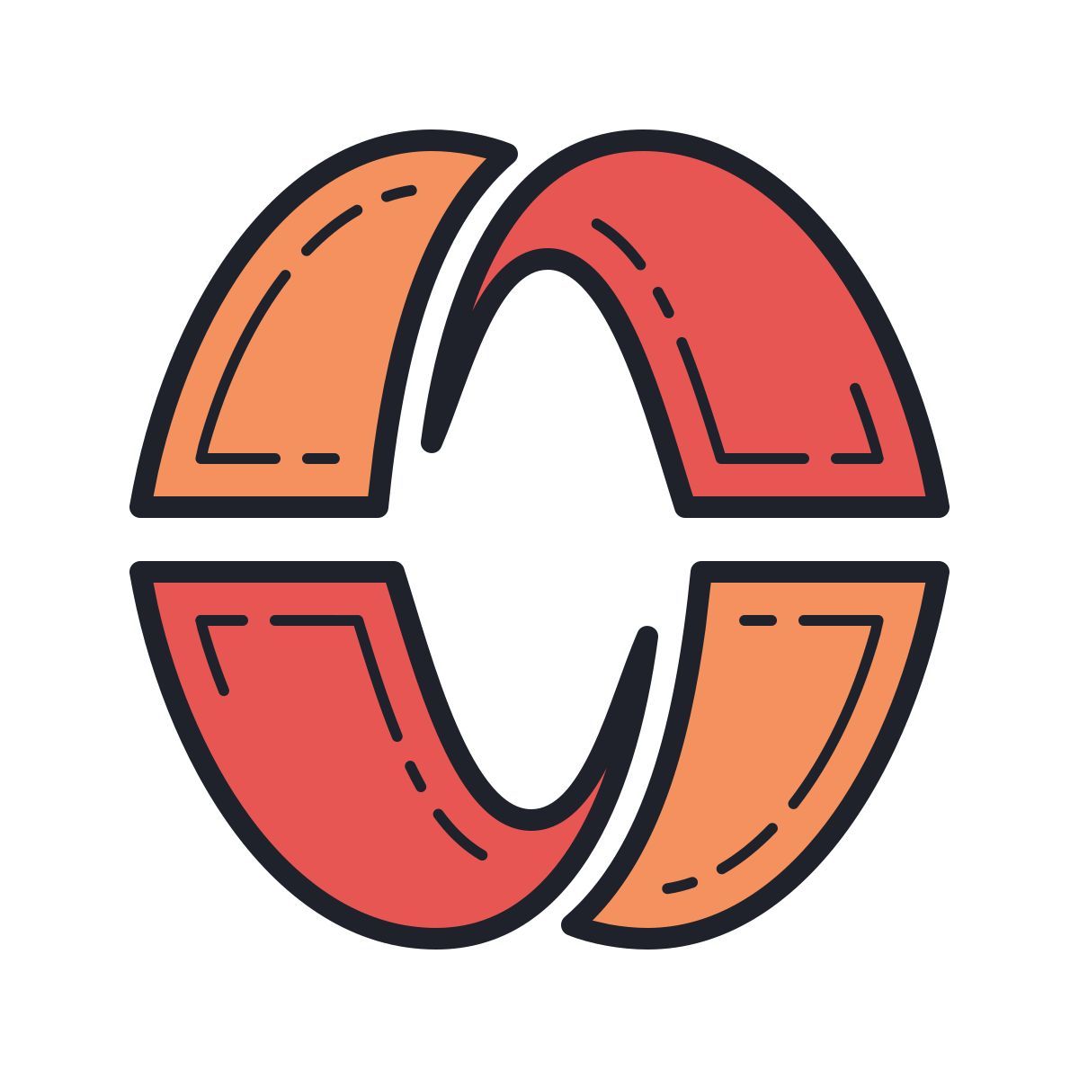 color hand drawn style paylocity icon