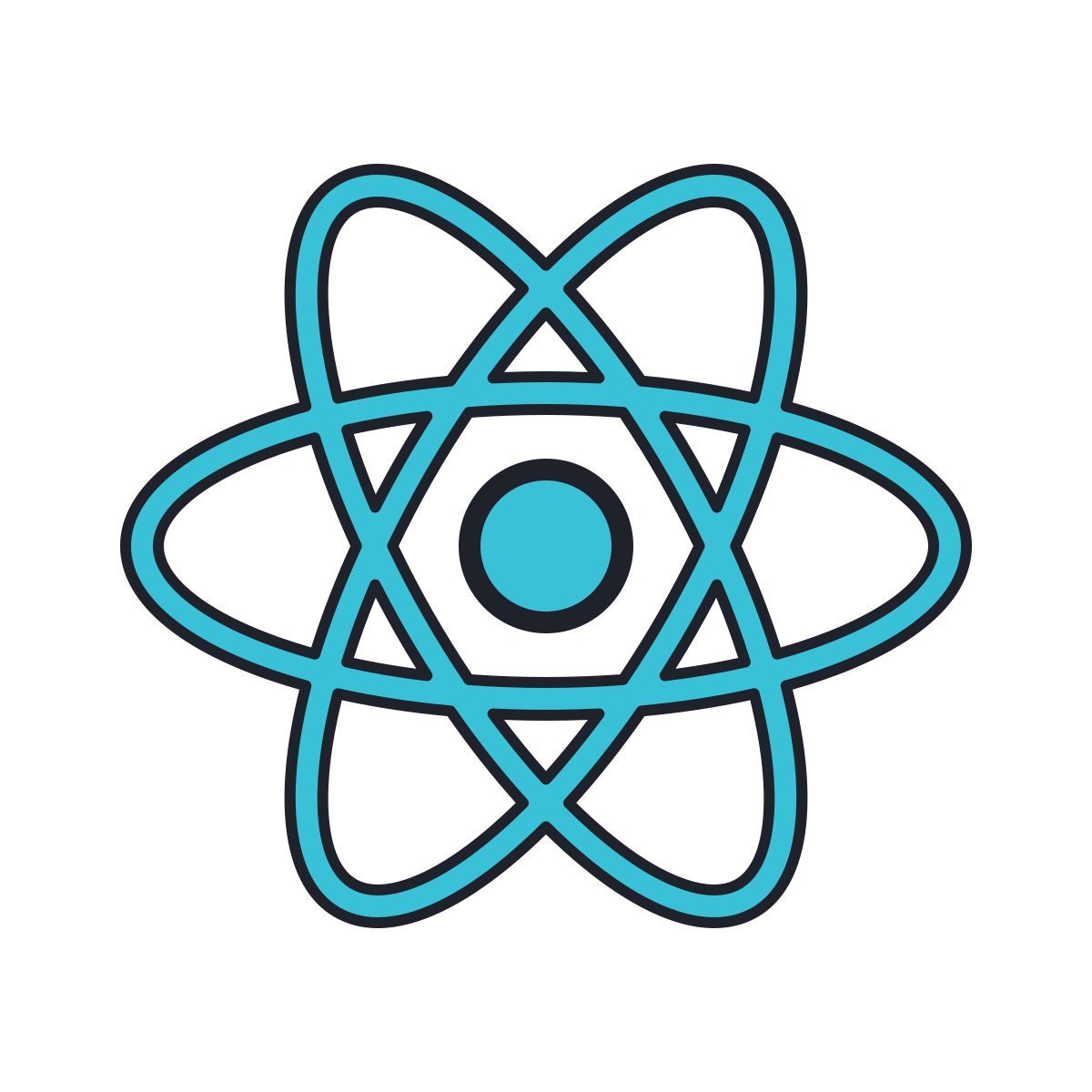 color hand drawn style reagieren icon