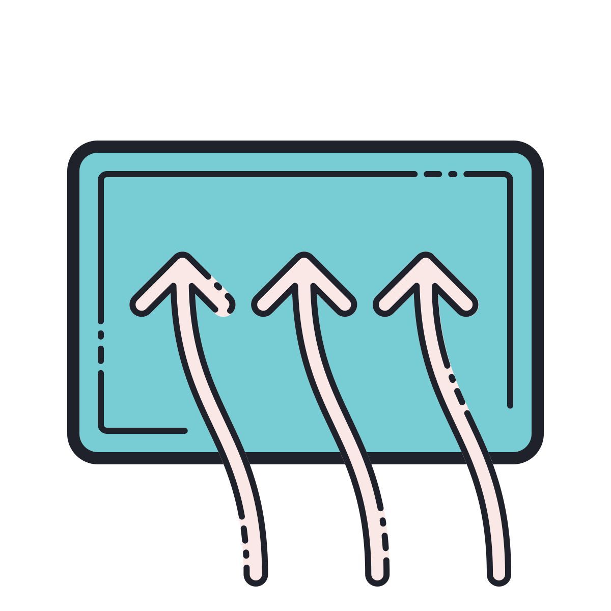 color hand drawn style desempañante de la ventana trasera icon