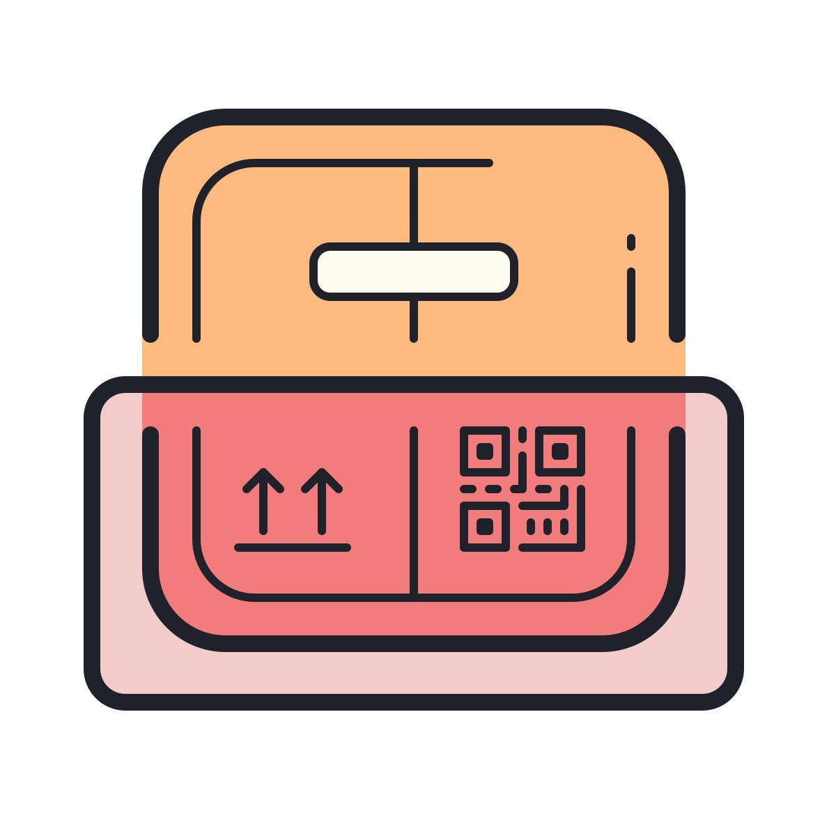 color hand drawn style scanner les stock icon