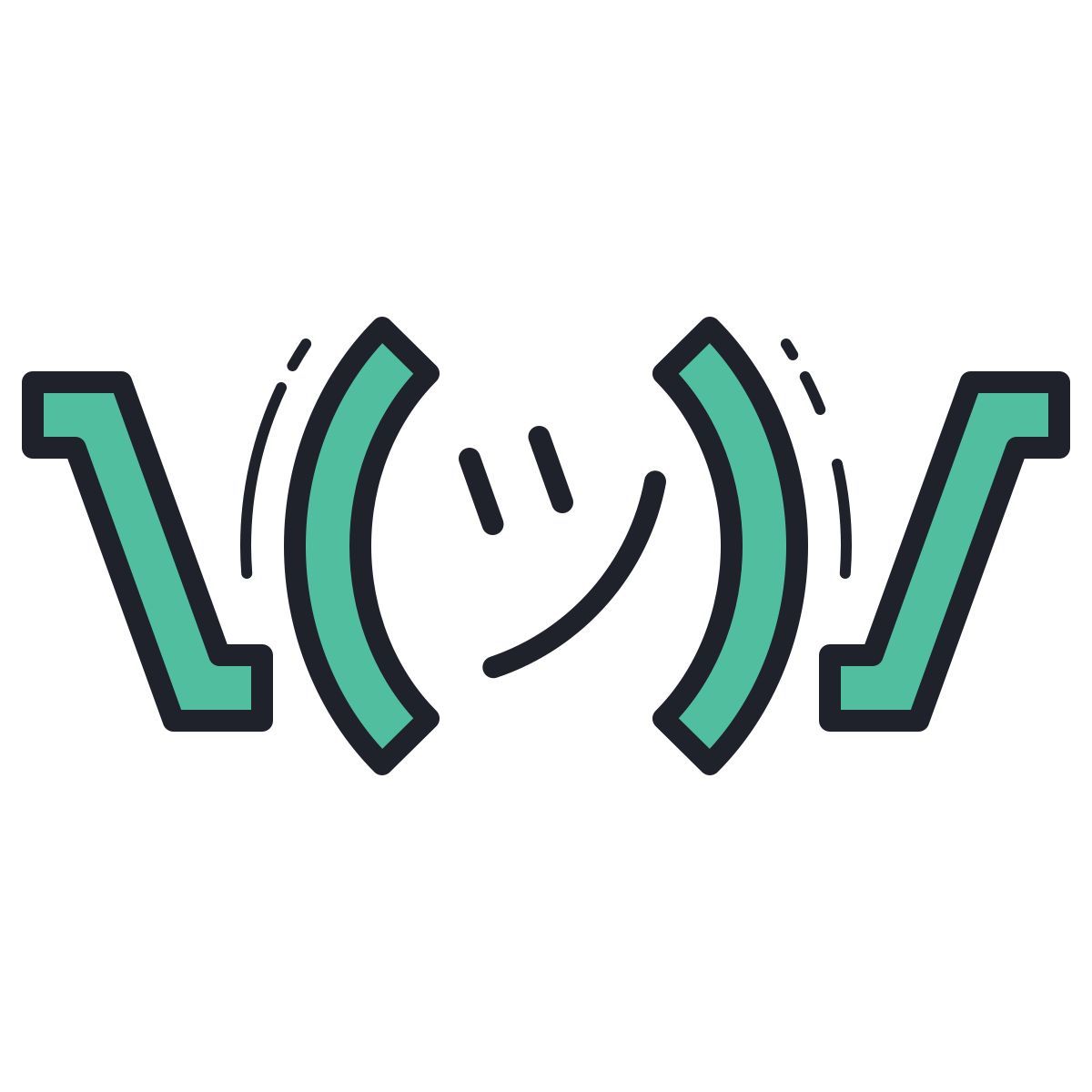 color hand drawn style 어깨를 으쓱하는 이모티콘 icon