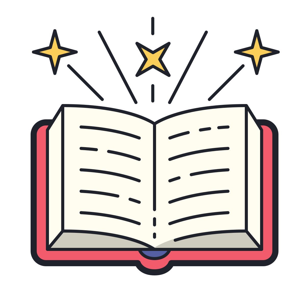 color hand drawn style geschichtenerzählen icon