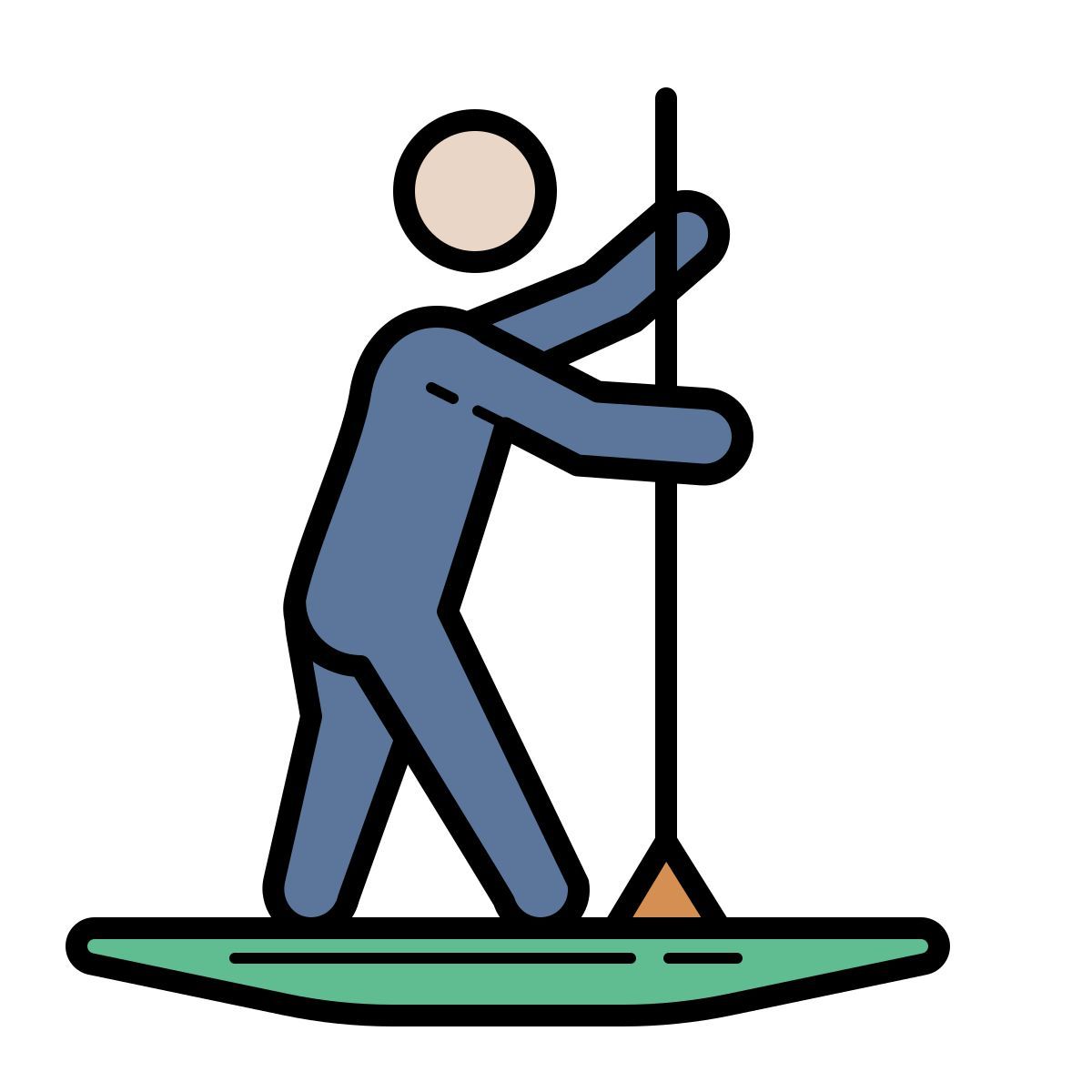 color hand drawn style súper icon