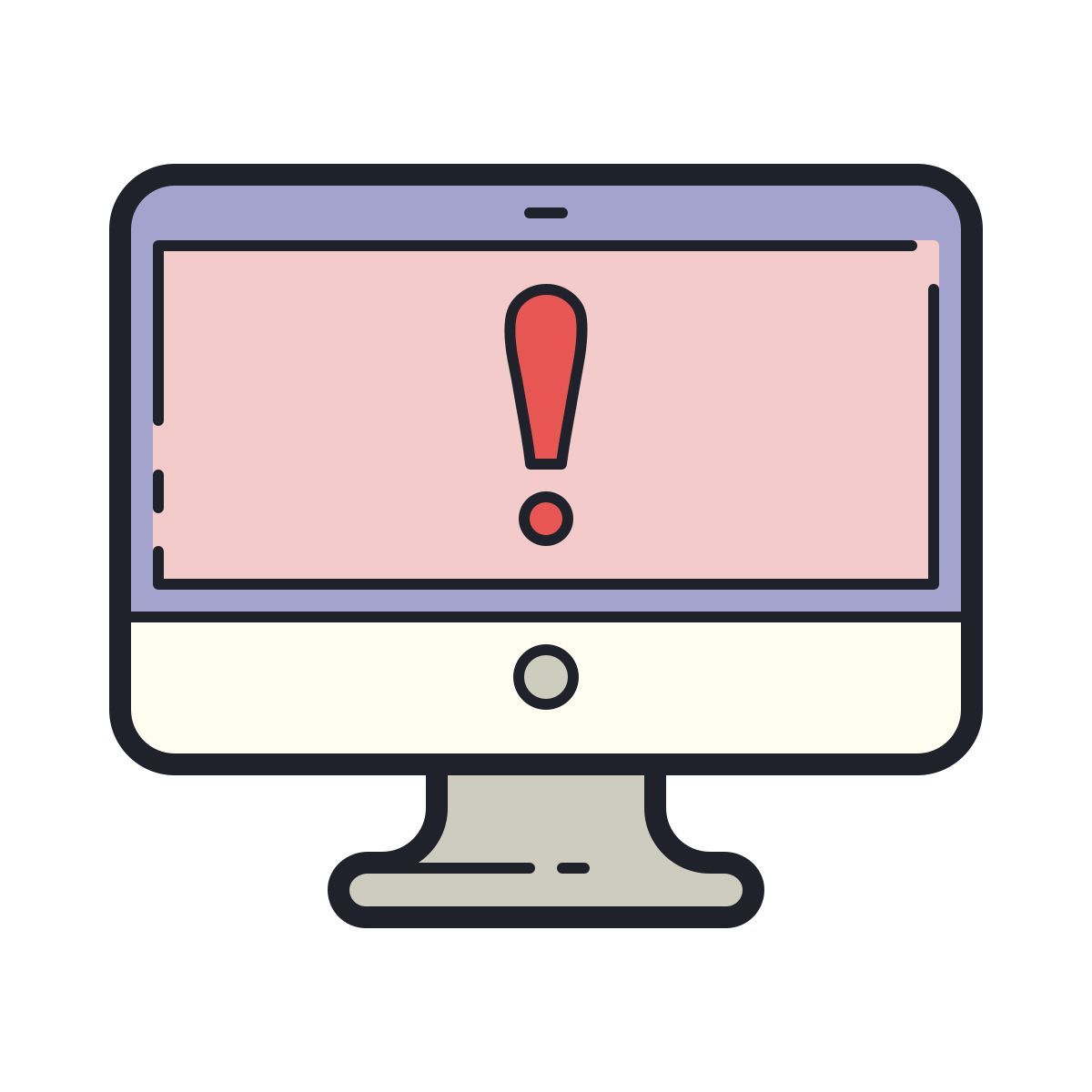 color hand drawn style rapport système icon