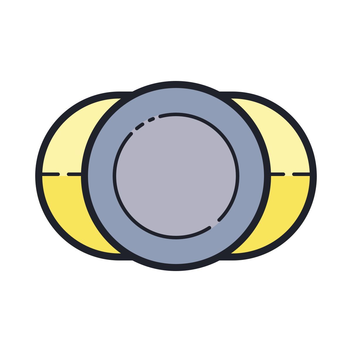 color hand drawn style 불확정 토글 전환 icon