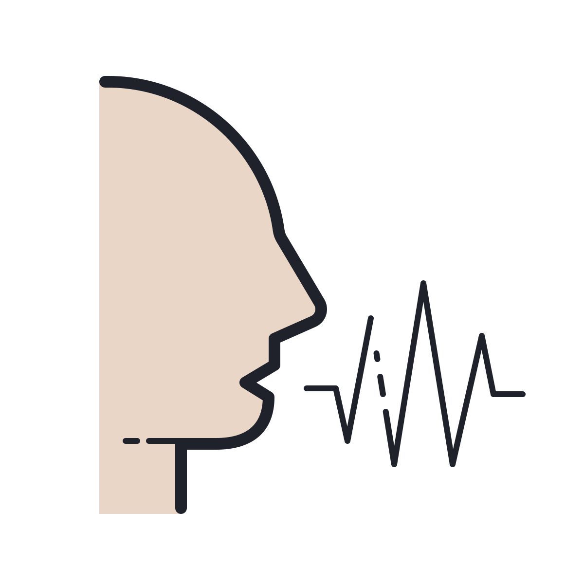 color hand drawn style 음성 인식 검색 icon