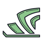 Geforce Experience icon in Color Hand Drawn Style