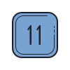 11 C icon
