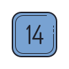 14 C icon