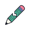 Color Hand Drawn icon