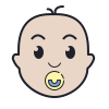 Child with Pacifier icon