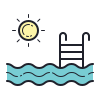 outdoor swimming-pool icon