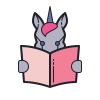 Reading Unicorn icon