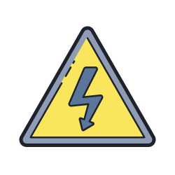 Electricity Hazard Sign